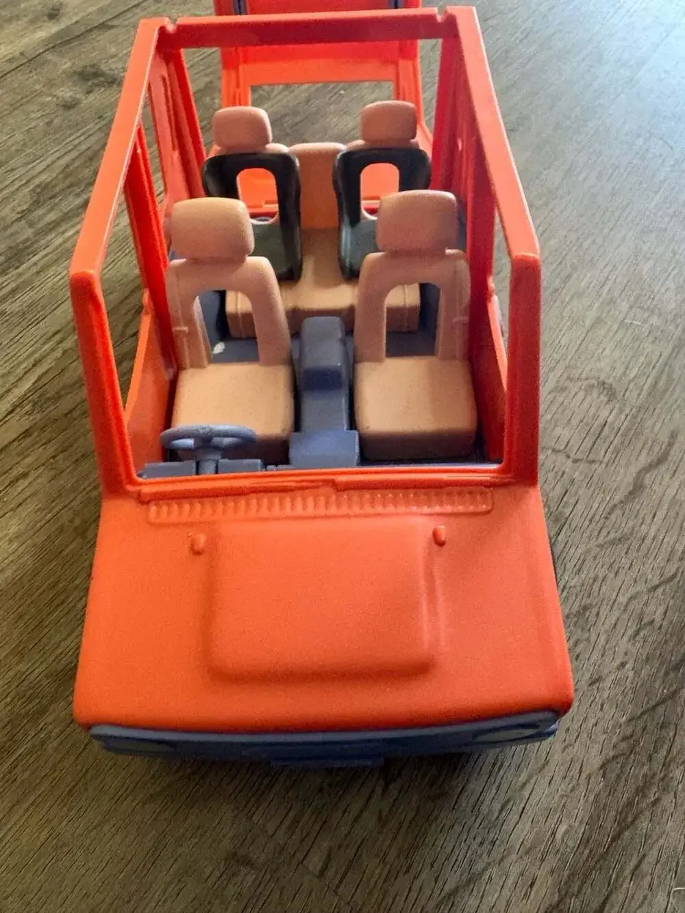 BLUEY Heeler Jeep 4WD Family Vehicle Car By Moose Toys Replacement Car Orange
